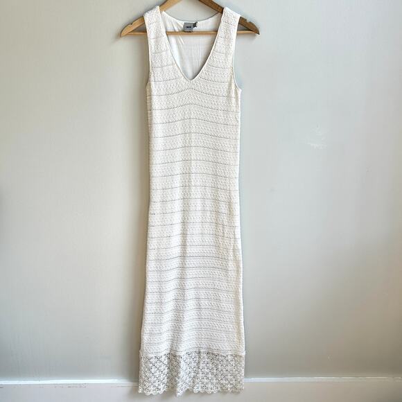 ASOS Crochet Knit Maxi Dress Sz 6 - Picture 1 of 5